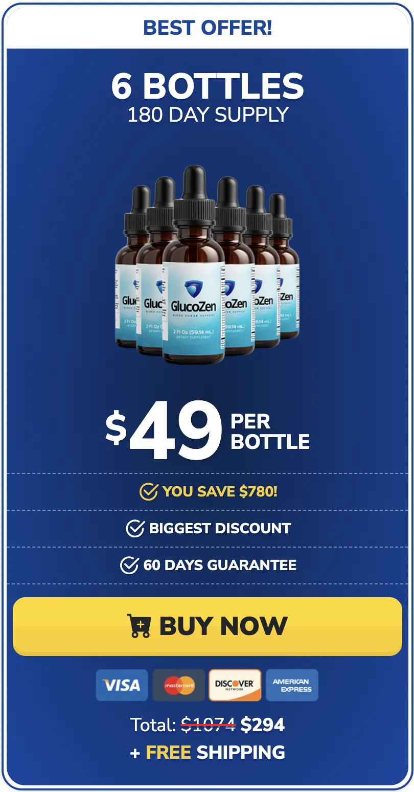 Glucozen Buy Six Bottles